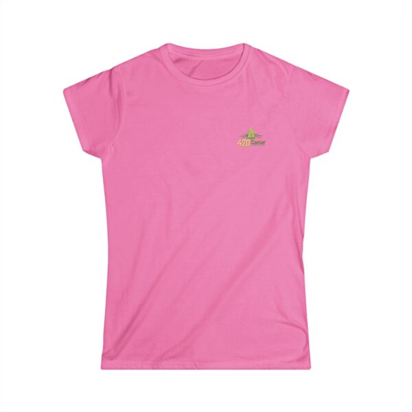 Double Print Women's Tee - 8 is Forever Vibes tee is a more feminine take on the classic tee. The sleeves are shortened to reveal some shoulder. The fabric is 100% ring spun cotton for all solid colors. - Image 34