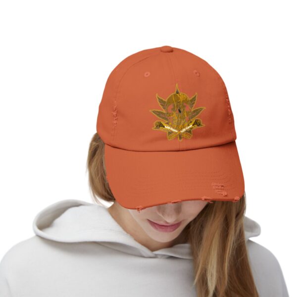 Midas Touch Unisex Distressed Cap - Vintage Style Hat for Casual Wear - Image 16