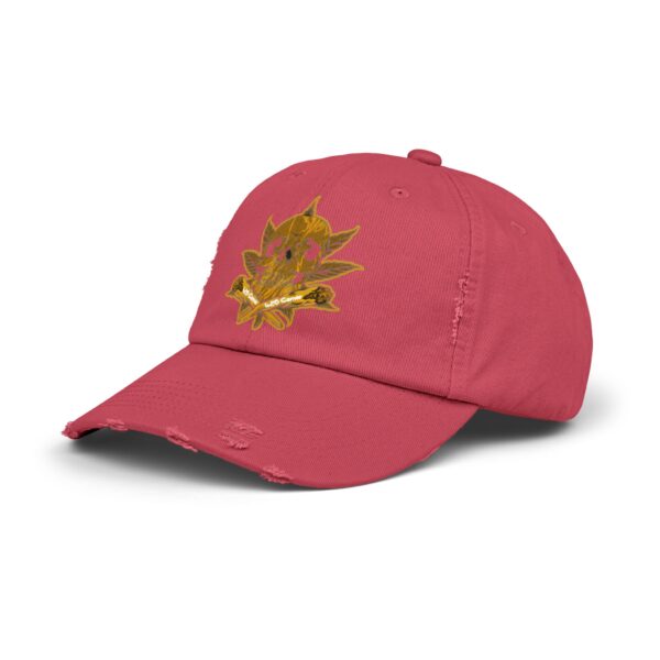 Midas Touch Unisex Distressed Cap - Vintage Style Hat for Casual Wear - Image 34