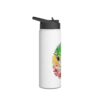 High quality Color Leaf Leaves Stainless Steel Water Bottle, Standard Lid - Image 7