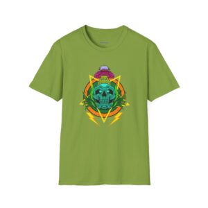 UFO Skull Dop T-Shirt, made from high-quality ring-spun cotton, this lightweight tee offers comfort all year round.