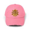 Midas Touch Unisex Distressed Cap - Vintage Style Hat for Casual Wear - Image 29