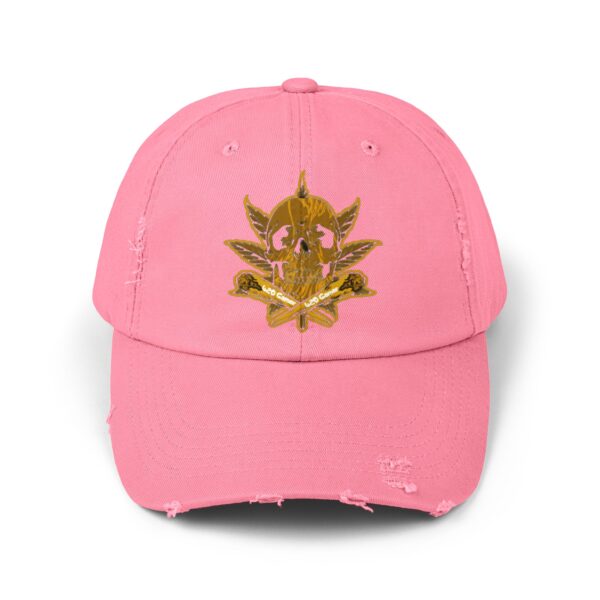 Midas Touch Unisex Distressed Cap - Vintage Style Hat for Casual Wear - Image 29