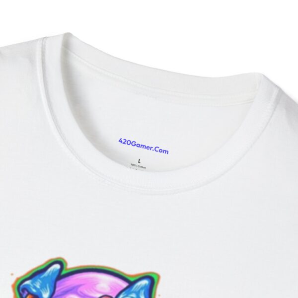 Purple Trippy Skull T-Shirt design with colorful drips, perfect for those who love edgy and bold graphics. - Image 3