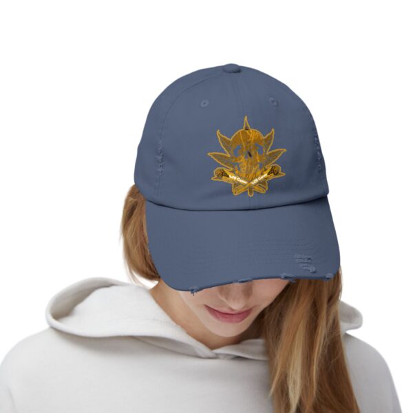 Midas Touch Unisex Distressed Cap - Vintage Style Hat for Casual Wear - Image 24