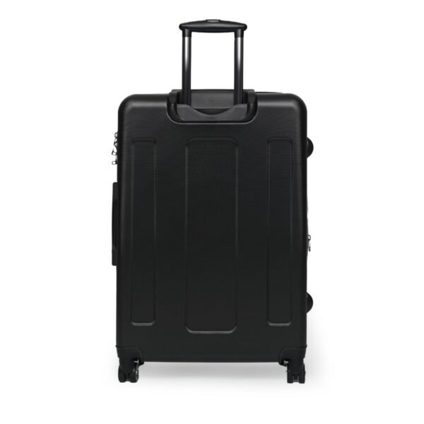 Mother Earth Vibing - Vibrant Art Suitcase - High Quality Travel Luggage Dropped - This suitcase radiates a fun and lively vibe, making it the perfect travel companion for adventurers and trendsetters alike. - Image 4