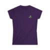 Double Print Women's Tee - 8 is Forever Vibes tee is a more feminine take on the classic tee. The sleeves are shortened to reveal some shoulder. The fabric is 100% ring spun cotton for all solid colors. - Image 2
