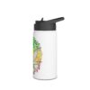 High quality Color Leaf Leaves Stainless Steel Water Bottle, Standard Lid - Image 4