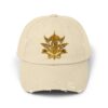 Midas Touch Unisex Distressed Cap - Vintage Style Hat for Casual Wear - Image 9