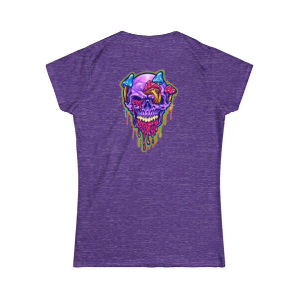 Double Print Women's Tee - Sweet and Trippy Design - This T-shirt exudes a fun and whimsical vibe, perfect for those who appreciate unique and eye-catching designs. - Image 2