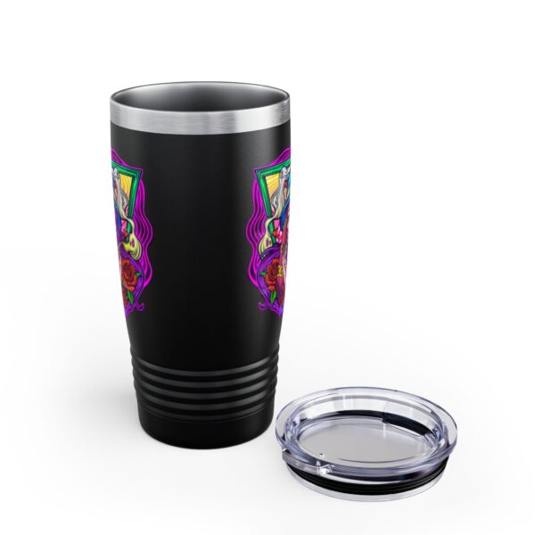 Mother Earth Ringneck Tumbler – 20oz Insulated Travel Mug - Mother Earth companion for your favorite beverages. - Image 3