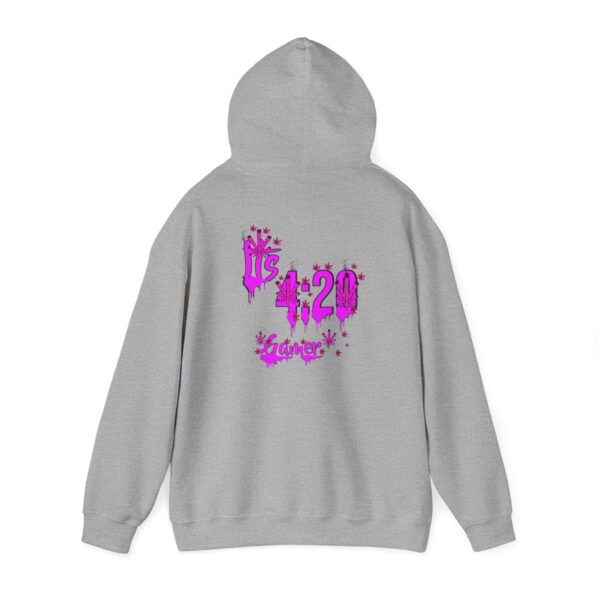 Double Printed 4:20 O'clock Unisex Heavy Blend™ Hooded Sweatshirt - Image 15