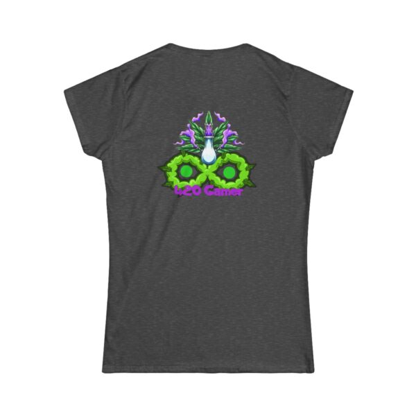 Double Print Women's Tee - 8 is Forever Vibes tee is a more feminine take on the classic tee. The sleeves are shortened to reveal some shoulder. The fabric is 100% ring spun cotton for all solid colors. - Image 17