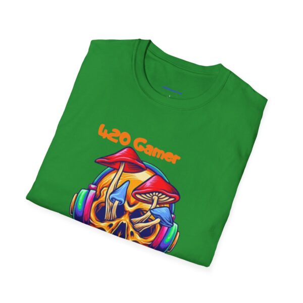 Groovy Shrooming Skull Unisex Softstyle T-Shirt - Image 44