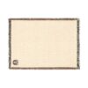 Mother Earth's Cozy Woven Blanket with Decorative Shield Design | Ideal for Home Decor, Gift for Him or Her