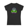 Double Print Women's Tee - 8 is Forever Vibes tee is a more feminine take on the classic tee. The sleeves are shortened to reveal some shoulder. The fabric is 100% ring spun cotton for all solid colors. - Image 8