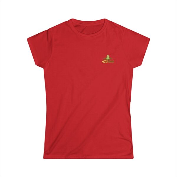Double Print Women's Tee - 8 is Forever Vibes tee is a more feminine take on the classic tee. The sleeves are shortened to reveal some shoulder. The fabric is 100% ring spun cotton for all solid colors. - Image 37