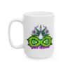 Double Printed Happy Mornings Forever 8 Ceramic Mug, (11oz, 15oz) - Image 4