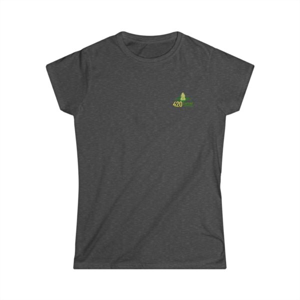 Double Print Women's Tee - 8 is Forever Vibes tee is a more feminine take on the classic tee. The sleeves are shortened to reveal some shoulder. The fabric is 100% ring spun cotton for all solid colors. - Image 16