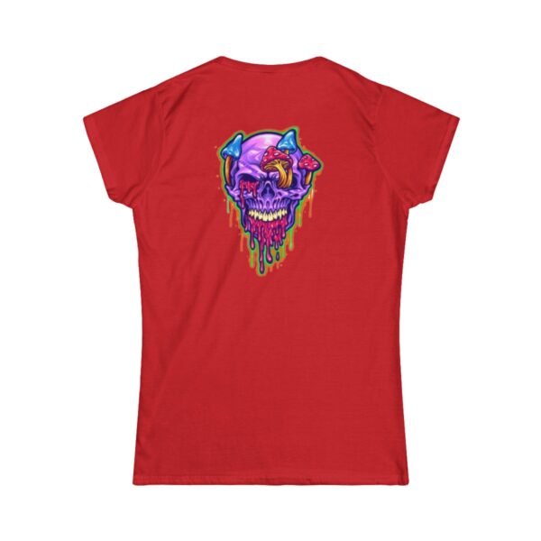 Double Print Women's Tee - Sweet and Trippy Design - This T-shirt exudes a fun and whimsical vibe, perfect for those who appreciate unique and eye-catching designs. - Image 38