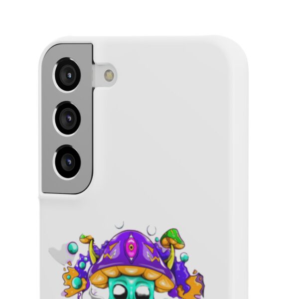 420 Gamer Dank Trippy Shrooming Skull Snap Case - Colorful Protective Phone Cover for Gamers - Image 121