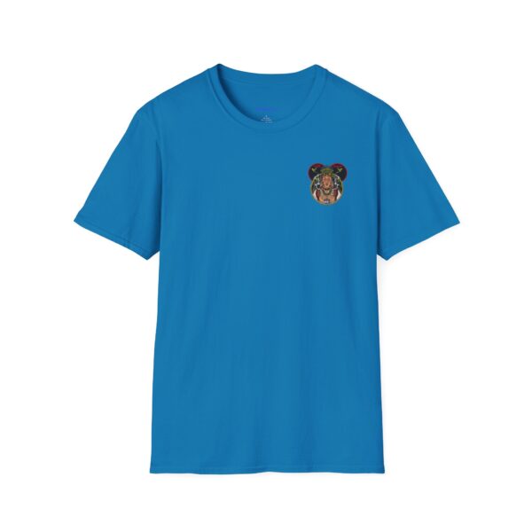 Double Printed Native American King Happy Face-Unisex Softstyle T-Shirt puts a new spin on casual comfort. Made from very soft materials, this tee is 100% cotton for solid colors. Heather colors and sports grey include polyester. - Image 45